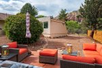 Red rock views from your private hot tub